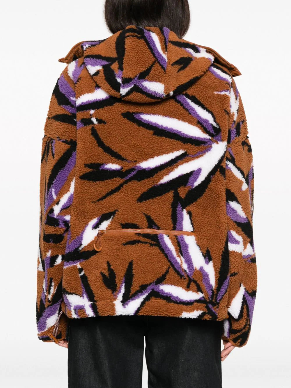 Adidas by Stella McCartney - Chamarra con hojas estampadas
