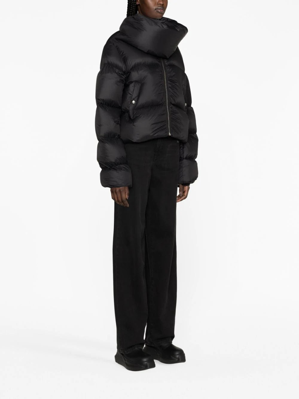 Rick Owens - Chamarra capitonada con cuello alzado