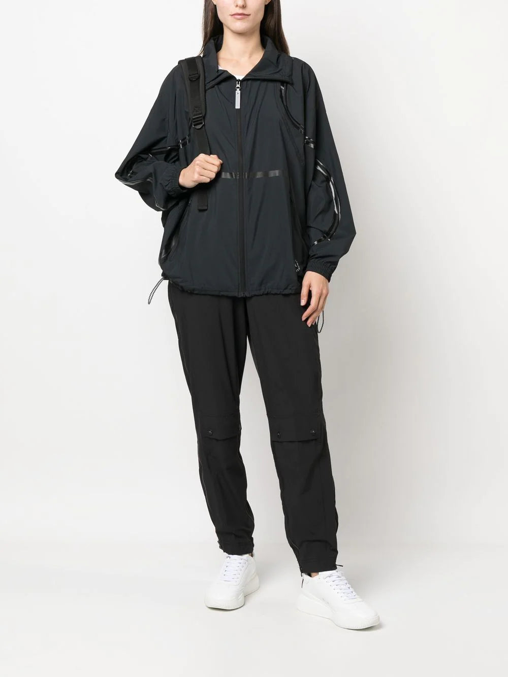 Adidas by Stella McCartney - Chamarra ligera con panel de malla