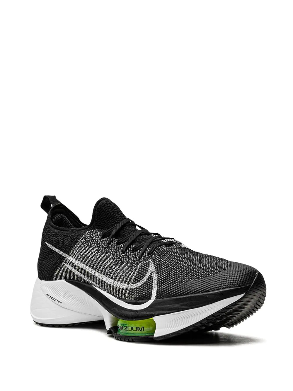 Nike Air Zoom Tempo Next% Flyknit "Black/White/Volt" sneakers