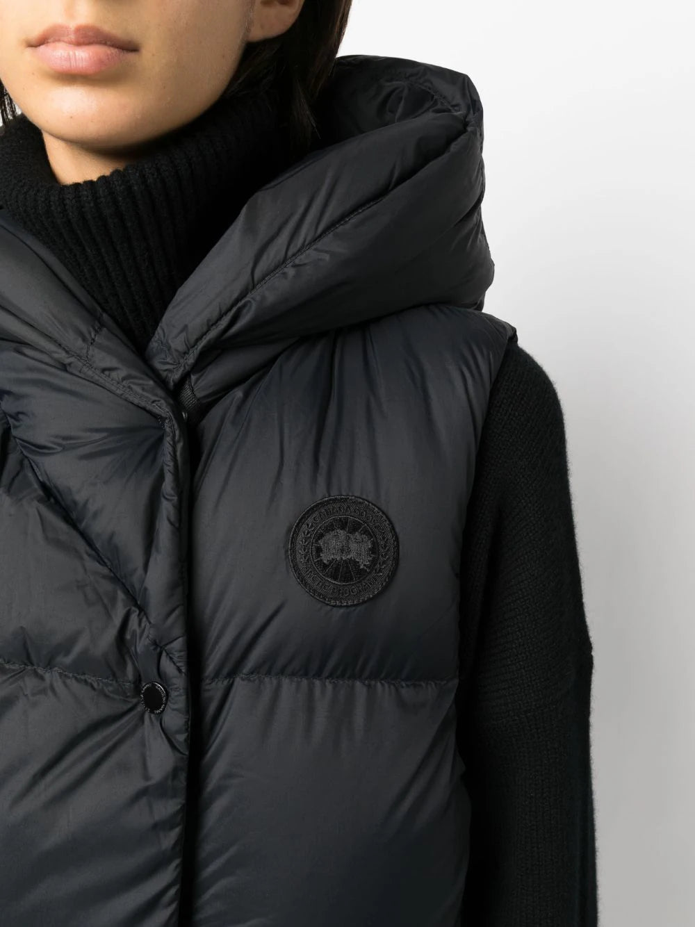 Canada Goose - Chaleco capitonado Rhoda con capucha