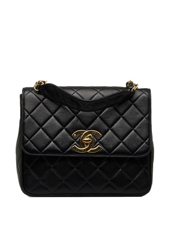 CHANEL Pre-Owned - Bolsa de hombro con solapa grande 1994-1996