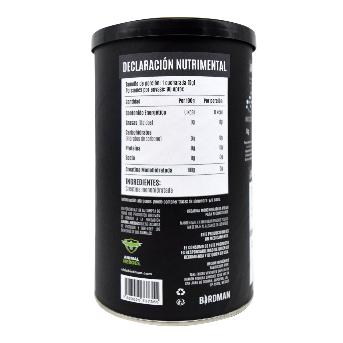 Birdman - Creatina Monohidratada - 450 gr