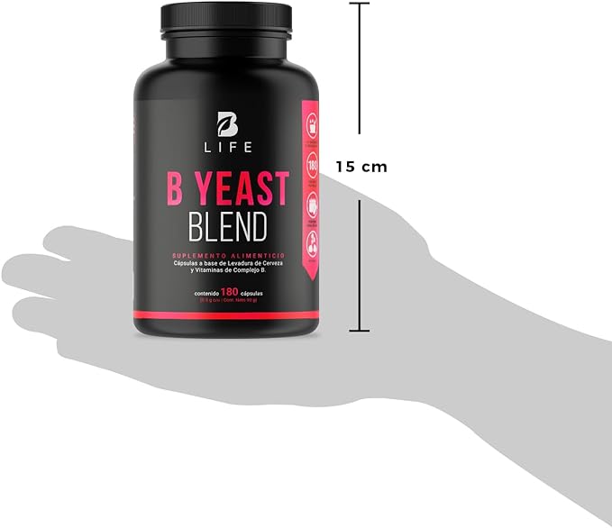 B Life - B Yeast Blend Complejo B - 180 cápsulas