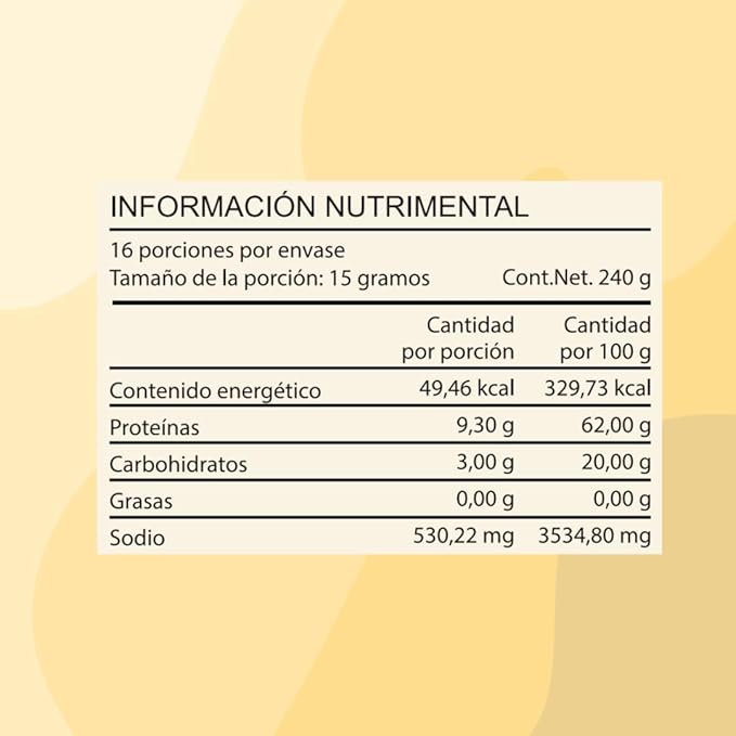 Health Hack Bone Broth - Caldo de Hueso Instantáneo Keto Friendly - 240 g