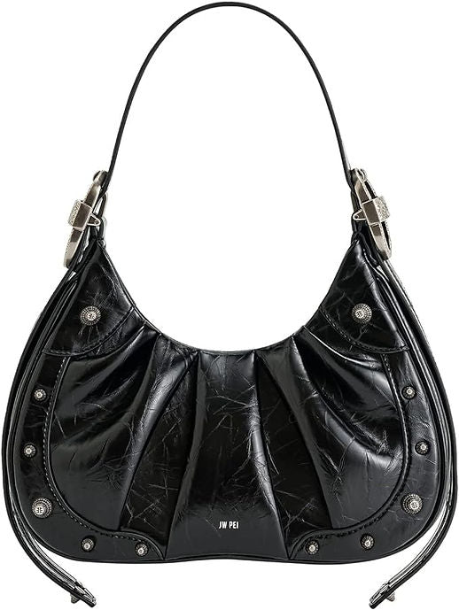 Gabbi ruched Hobo black
