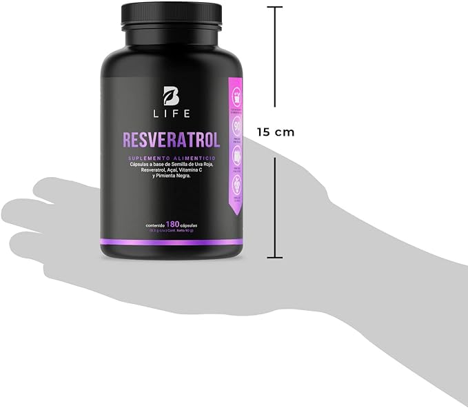 B Life - Resveratrol - 180 caps