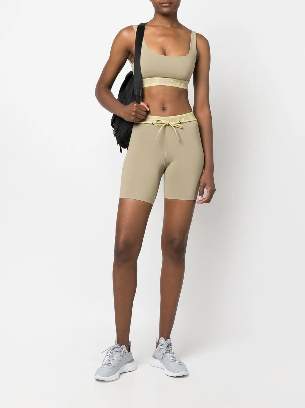 Off-White - Bra deportivo con banda del logo