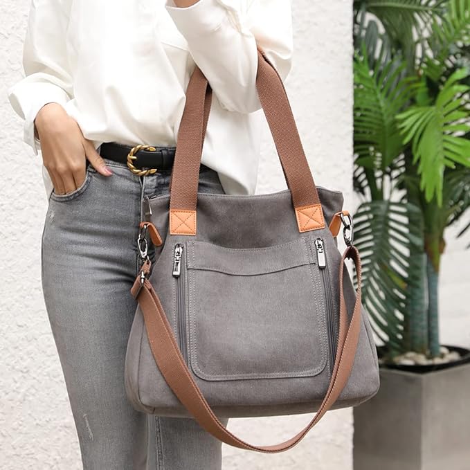CHIFEI Bolso Mujer Hombro Mano Cruzada Compras Viaje Correa Desmontable