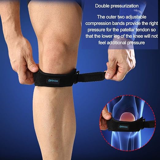Rodilleras Deportivas 2 Piezas, Salandens Rodilleras Para Proteger La Banda Rotuliana
