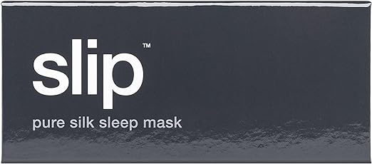 Slip Máscara de seda para dormir, color carbón (talla única)