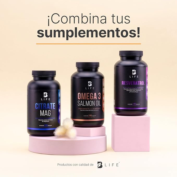 B Life - Resveratrol - 180 caps