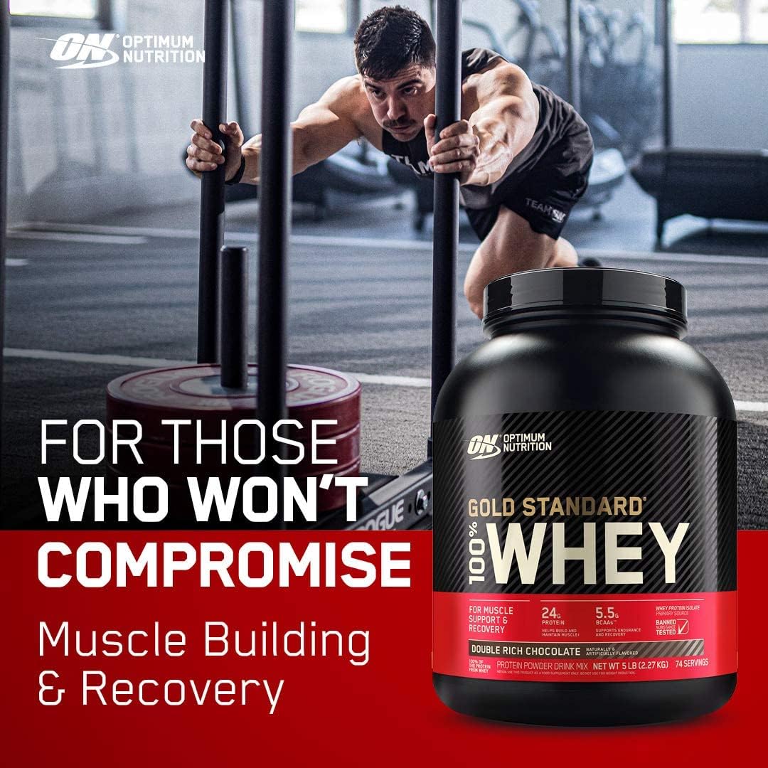 Optimum Nutrition - 100% Whey Gold Standard, Vainilla - 2.27 kg