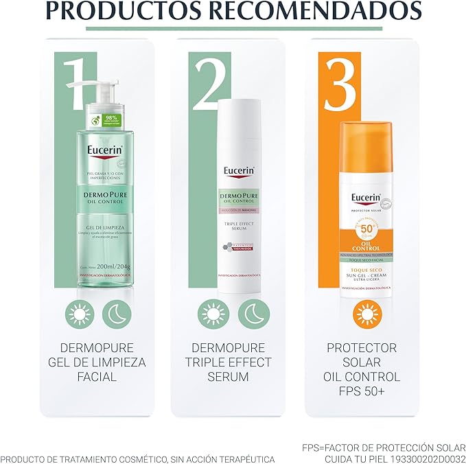 Eucerin DermoPure Gel Limpiador Facial - 200 ml