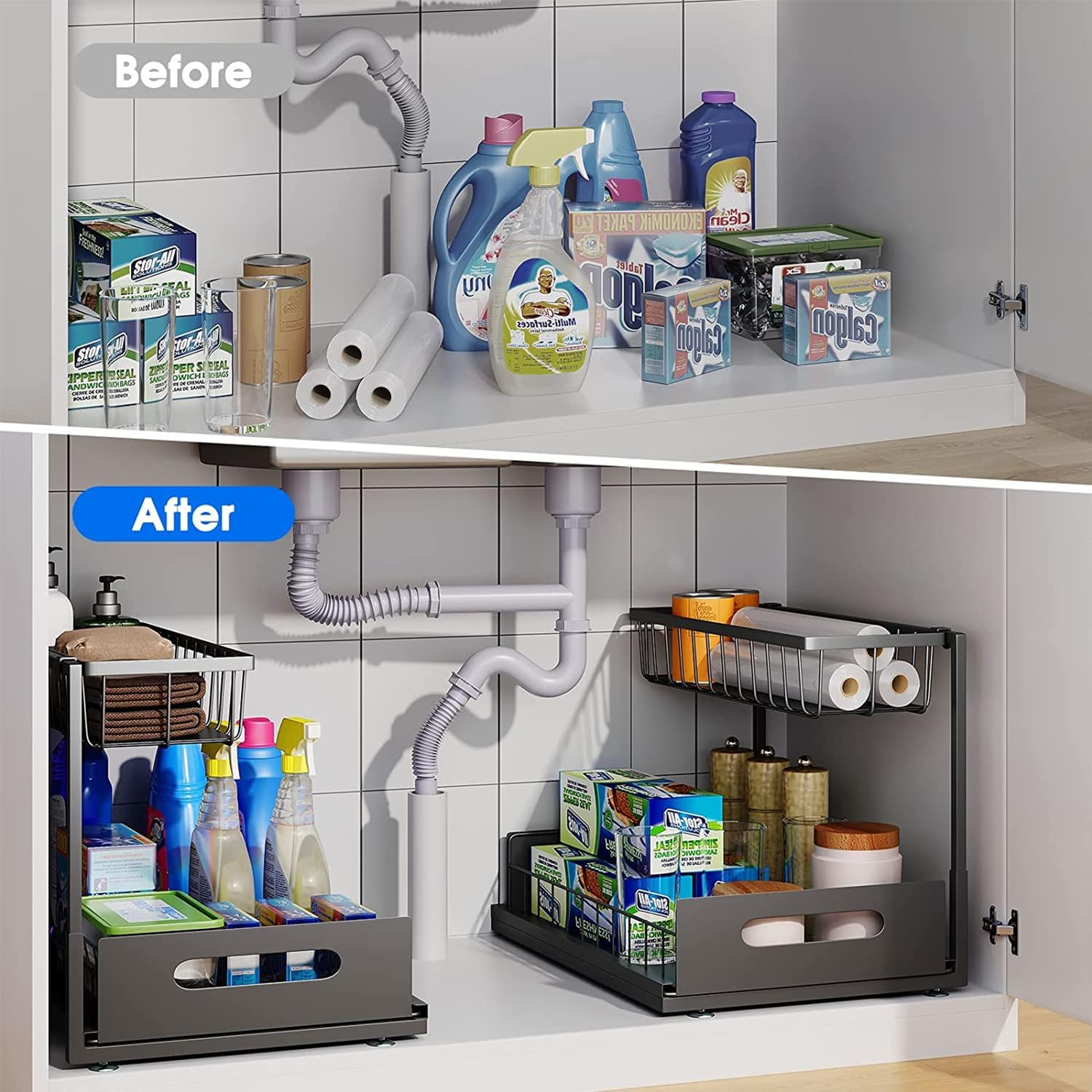 SPOWAY Organizador de Cocina - 2 Niveles