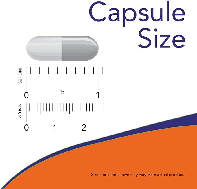 Now Glycine 1000 mg, 100 cápsulas vegetales