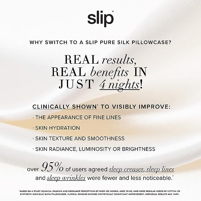 Slip Silk Pillowcase (Silver)
