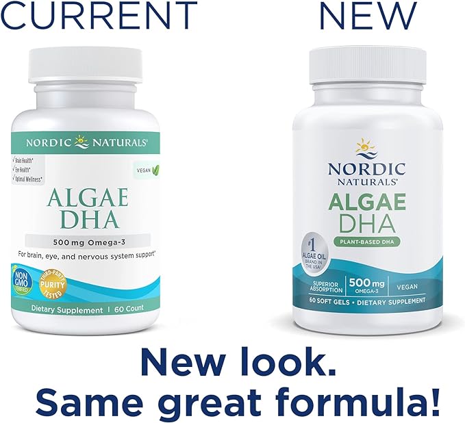 Nordic Naturals Algas DHA, Omega-3 - 60 Softgels