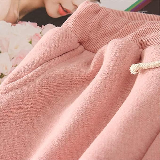 Shopessa - Pantalones térmicos con forro polar para mujer