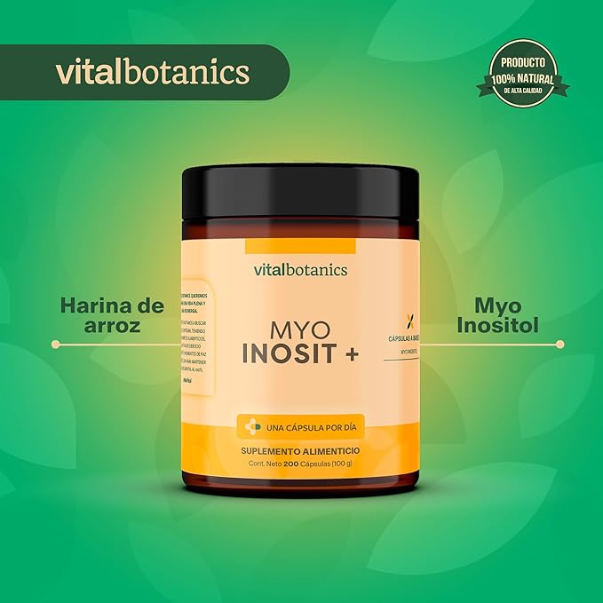 VitalBotanics Myo Inositol Puro - 200 caps