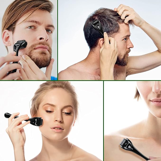 Calmind Rodillo Facial de Titanio para Cuidado de la piel 0.3mm