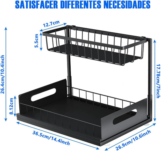 SPOWAY Organizador de Cocina - 2 Niveles