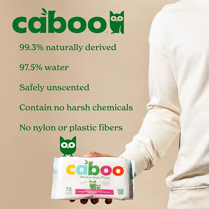 Caboo - Bamboo Baby Wipes - 216 Toallitas