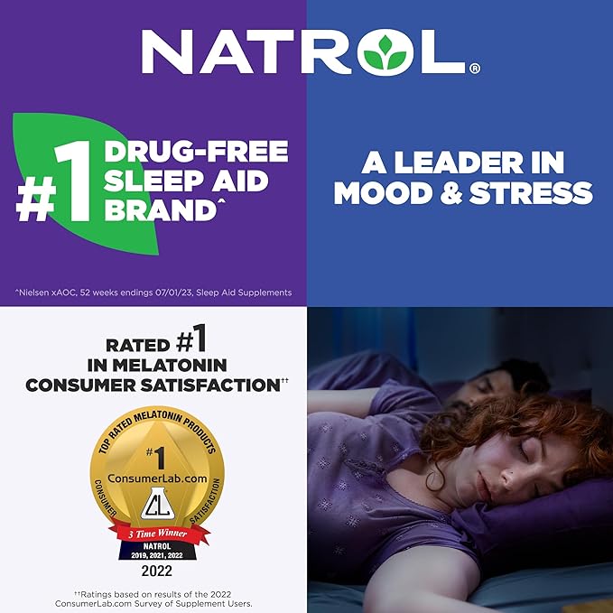 Natrol - Melatonin Fast Dissolve Tablets, Strawberry flavor, 10mg - 100 tab