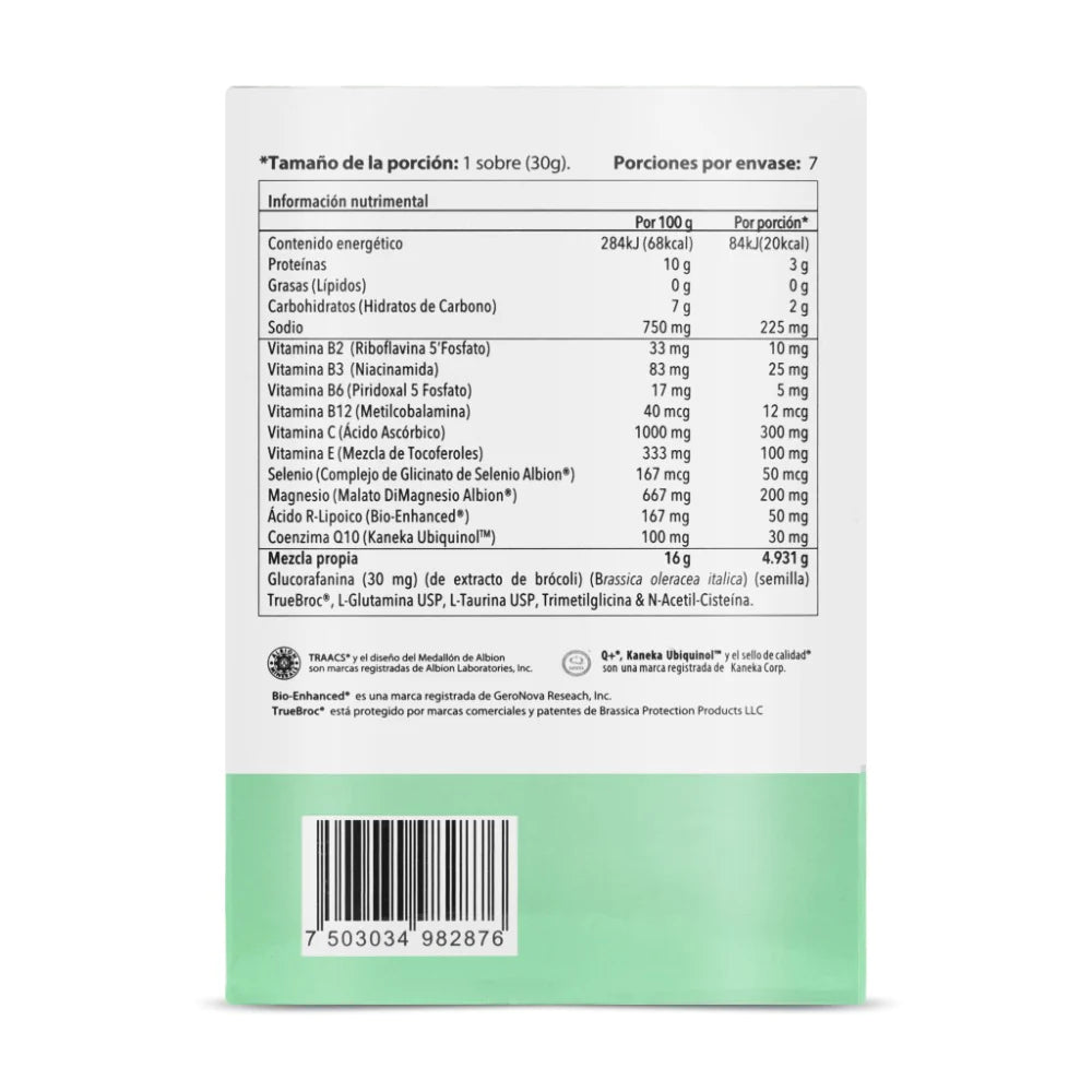Ultra DTX | CoQ10, Ácido R Lipoico, TUDCA & Glucorafanina