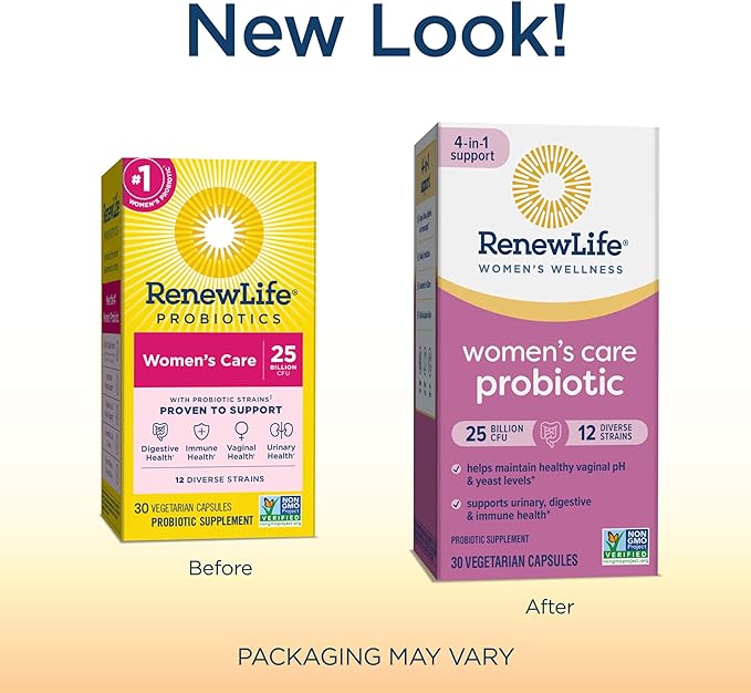 Renew Life Ultimate Flora Probiotic Formula, Womens Care - 30 cápsulas