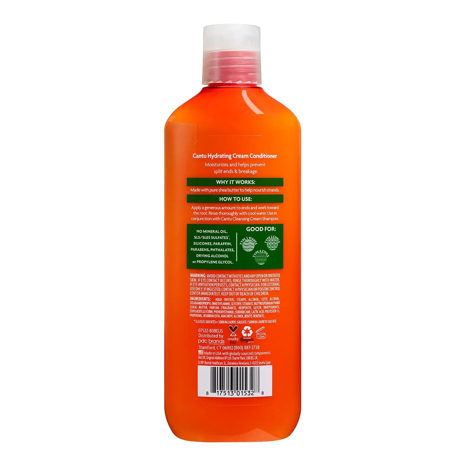 Cantu, Acondicionador Limpiador en Crema con Manteca de Karité