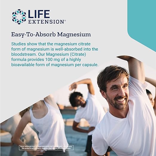 Life Extension Magnesium Citrate - 100 caps