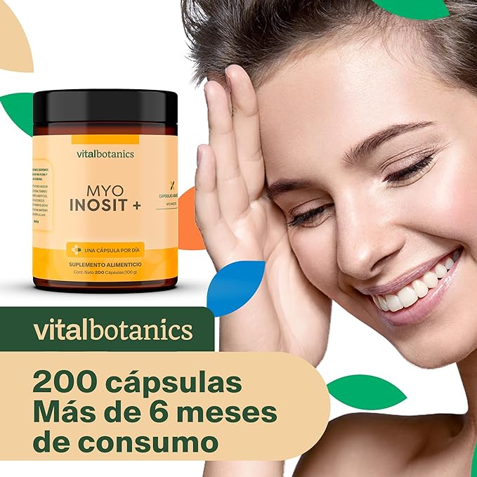 VitalBotanics Myo Inositol Puro - 200 caps