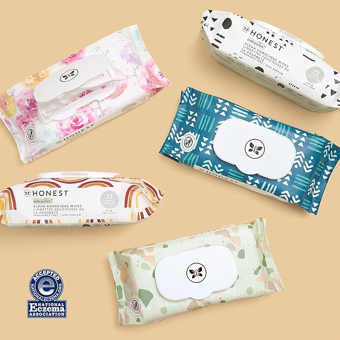 Honest Company - Baby Wipes, Fragrance Free, Classic - 288 Toallitas
