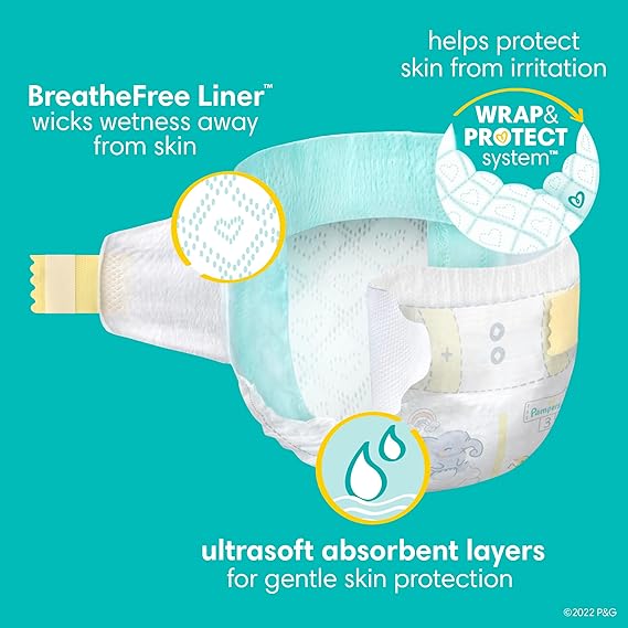 Pampers - Swaddlers Pañales Talla 4 - 120 Pañales