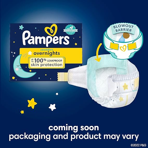 Pampers - Pañales Overnight Talla 6 - 42 Pañales