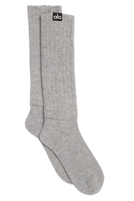 Women's scrunch sock - Athletic heather grey