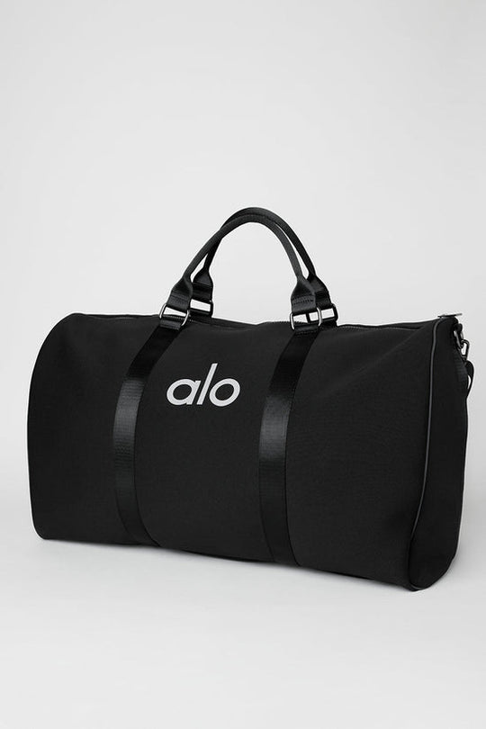 Large traverse duffle - Black/Silver