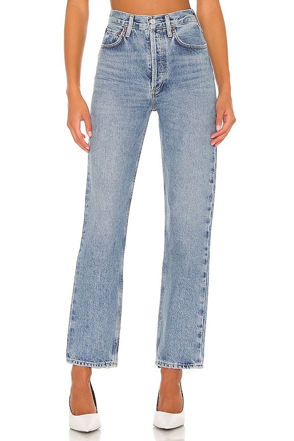 AGOLDE - Jeans a la cintura 90s