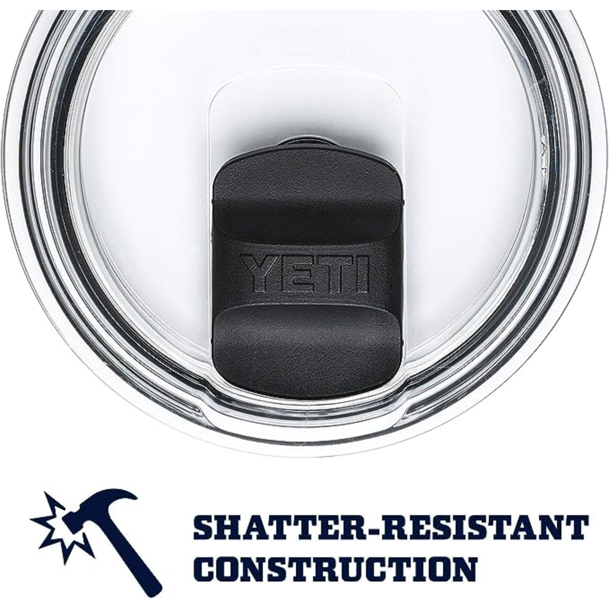 YETI Rambler - Vaso de 887 ml, de Acero Inoxidable, aislado al vacío con Tapa MagSlider - Negro