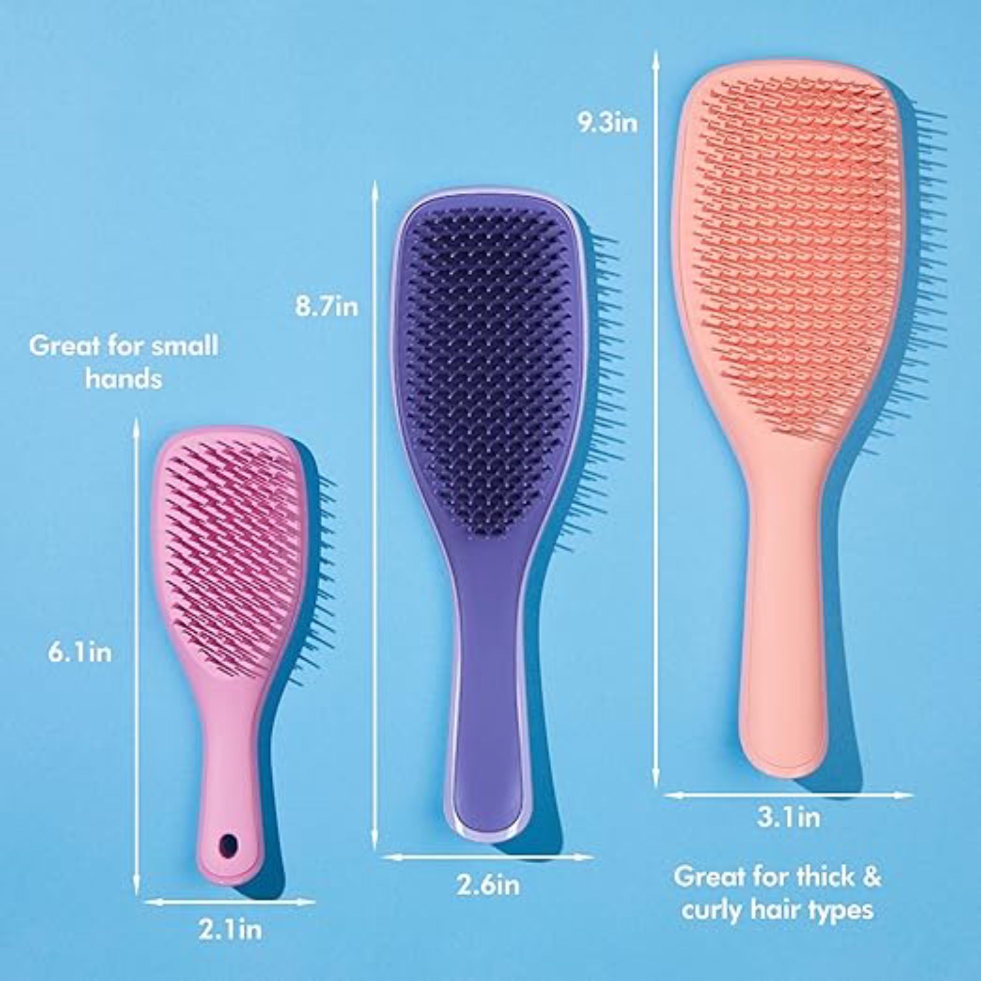 Tangle Teezer El cepillo desenredante, morado lila
