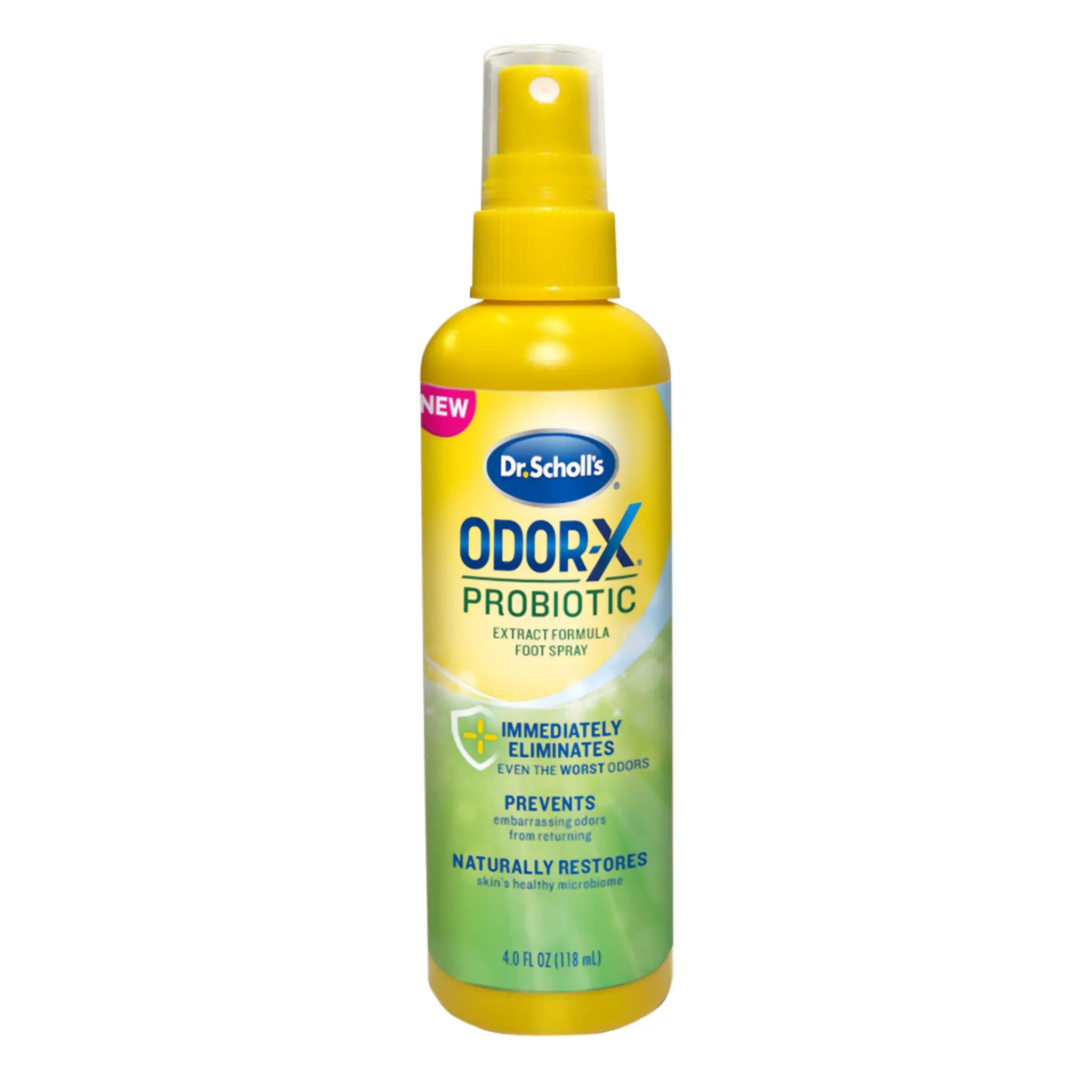DR. SCHOLL’S Spray para pies ODOR-X® fórmula con extracto probiótico