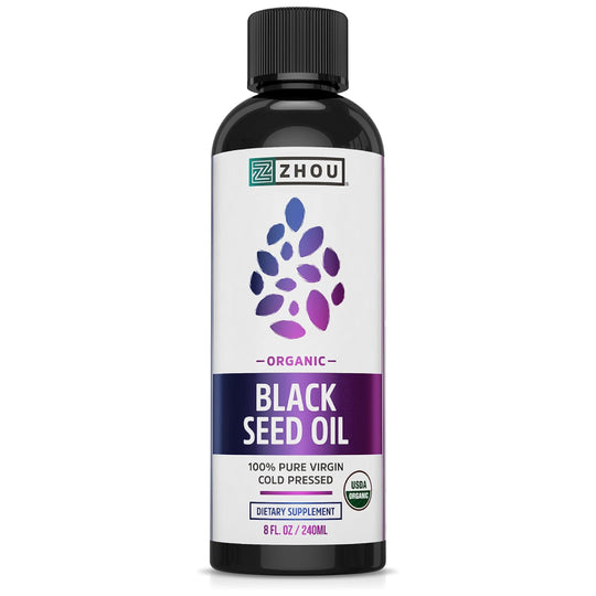 Certified Organic Black Seed Oil, 100% Virgin, Cold Pressed Omega 3-6-9
