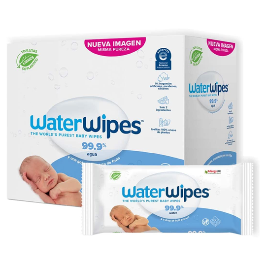 WaterWipes - Toallitas Húmedas para Bebé - 720 Toallitas
