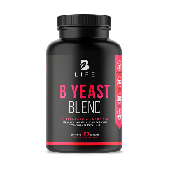 B Life - B Yeast Blend Complejo B - 180 cápsulas