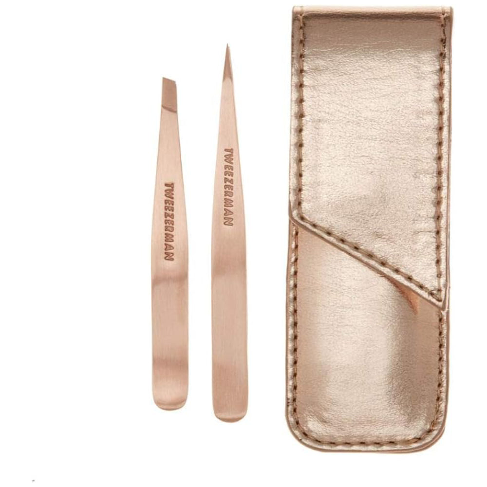 Tweezerman 4048-RSGR Petite Tweeze Set, Rose Gold