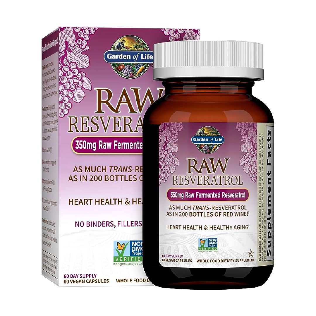 Garden of Life - Raw Resveratrol - 60 caps vegan