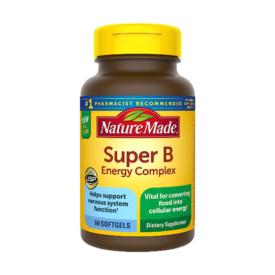 Nature Made Super B Energy Complex - 60 Softgels