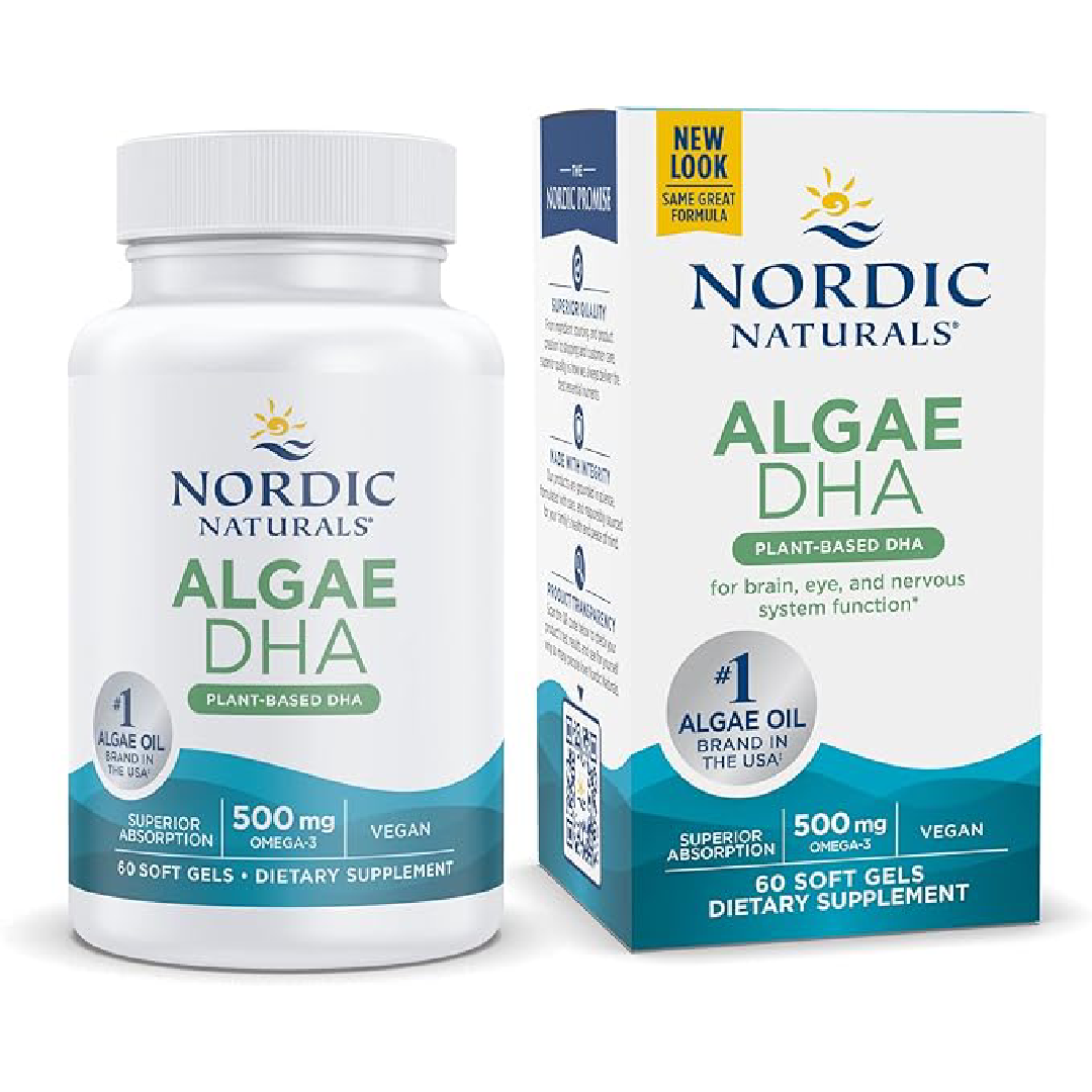 Nordic Naturals Algas DHA, Omega-3 - 60 Softgels