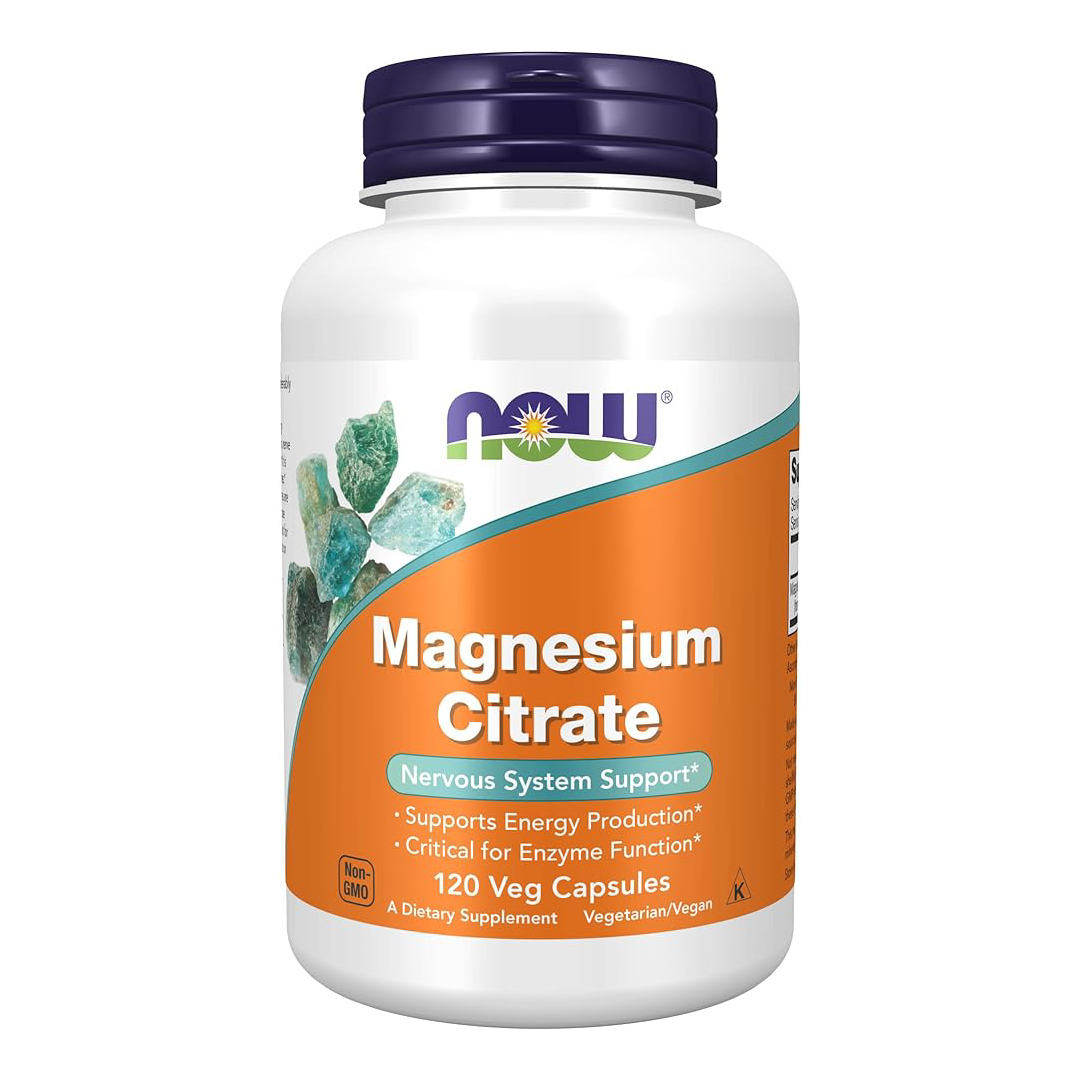 NOW Magnesium Citrate - 120 caps